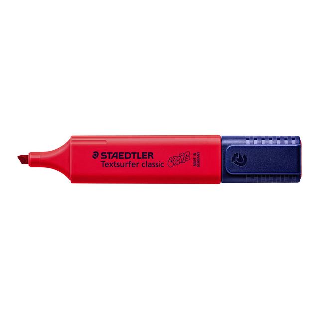 Staedtler - Marqueur de marquage 364 TexTSurfer Red | Boîte extérieure une pièce de 10