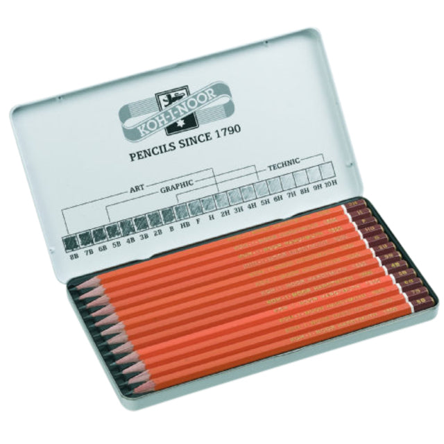 Koh-i-noor - Pennarello 1502 Artset 8B-2H | 12 pezzi