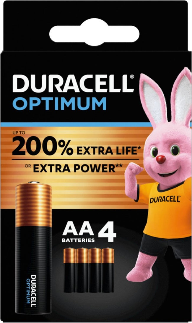 Duracell -  Batterij Optimum 4x AA