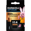 Duracell - Battery Optimum 4x AA | 16 pieces