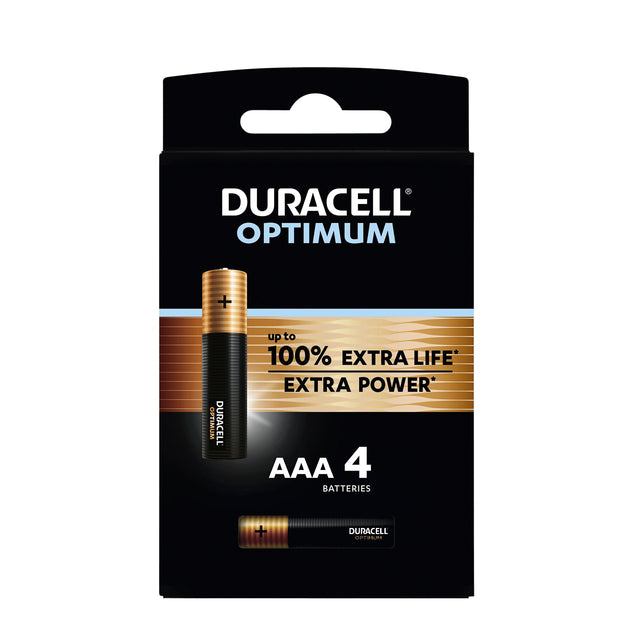 Duracell - Batterie Duracell Optimum AAA 4ST | Blister un 4 pièces