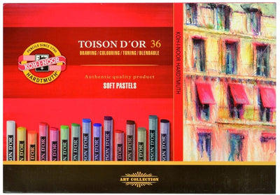 Koh-i-noor - counting chalk Toison 8515 round 36 pieces assorted