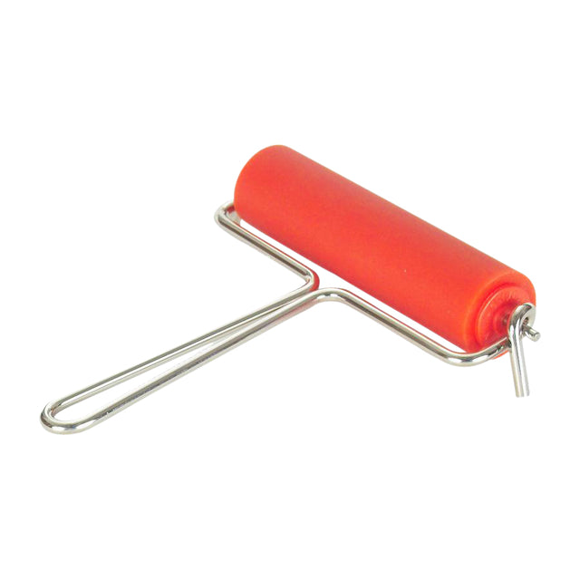 Abig -  Aandrukrol  120mm metaal