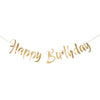 Folat - Letter garland Happy Birthday gold