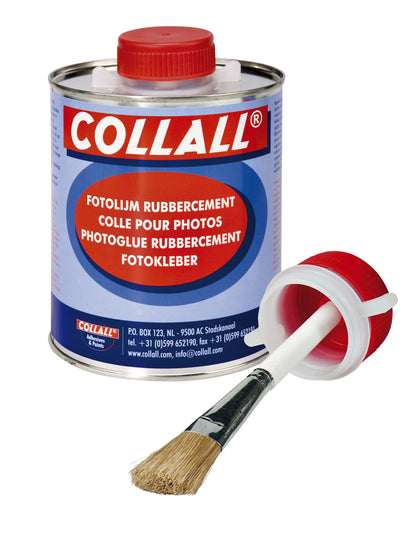 Collall -  Rubbercement  1000ml + kwast | 6 stuks