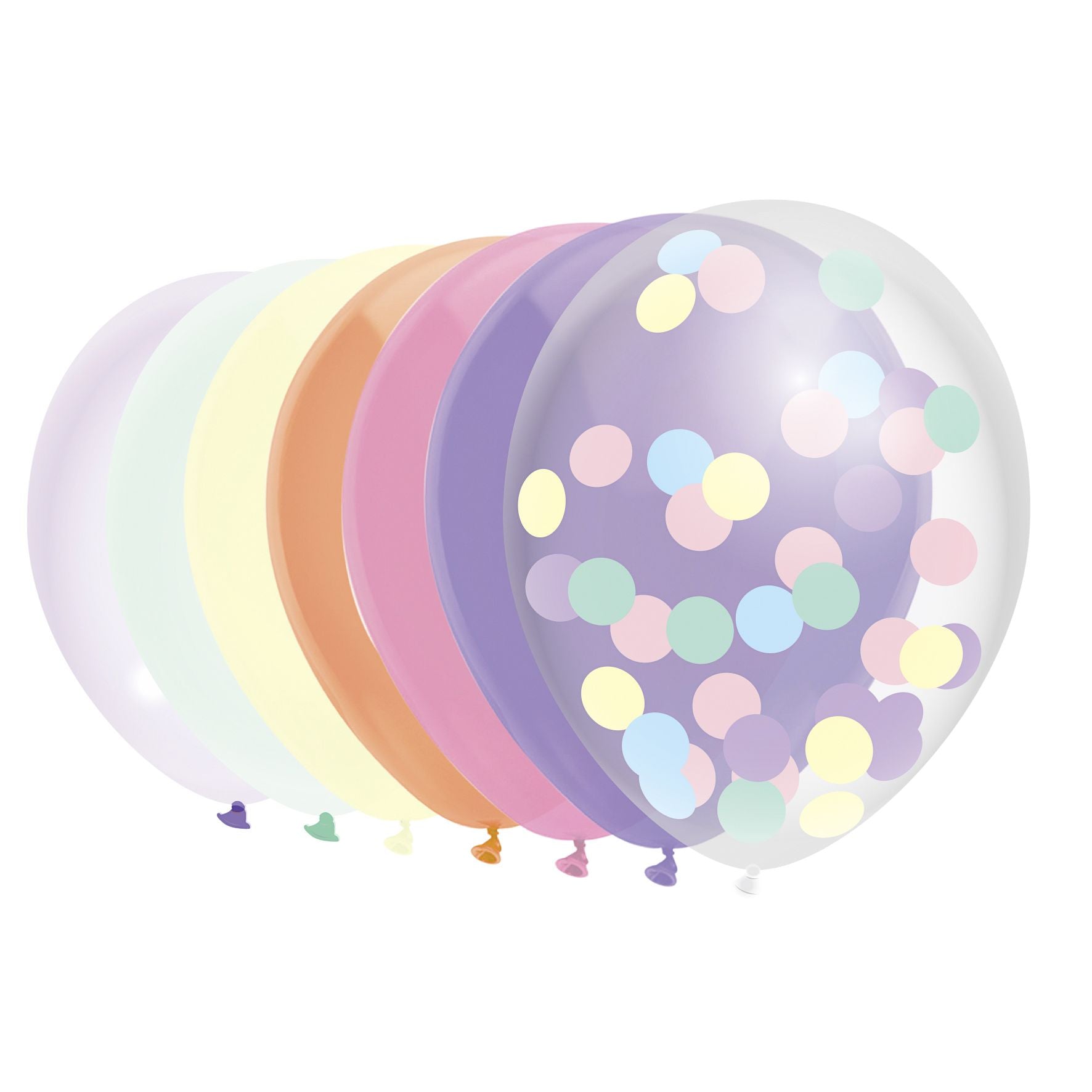 Haza -  Ballon  uni 30cm 10 stuks pastel assorti