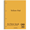 Aurora -  Collegeblk  yellow pad a4 ln 4g 160pag geel