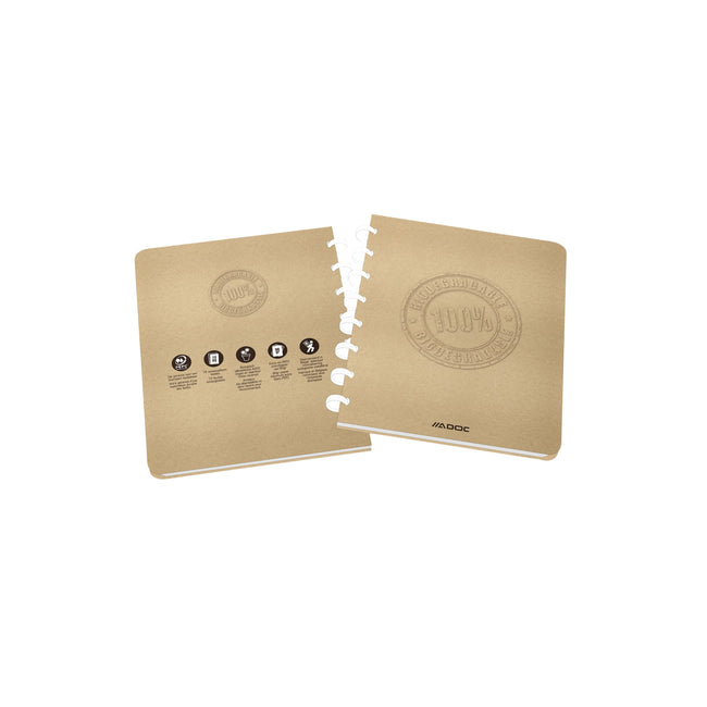 ADOC -  Schrift  bio a5 ruit 4x8mm 144pag 90gr kraft | 10 stuks