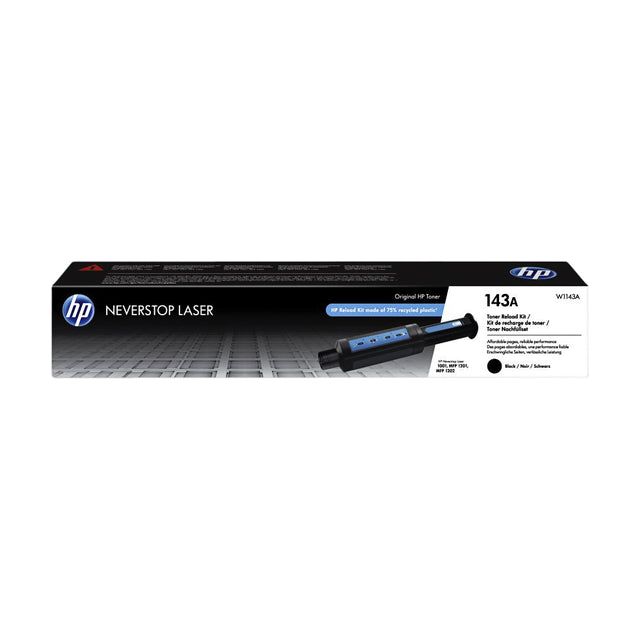 HP - TONER 143A NAVULLING  W1143A zwart