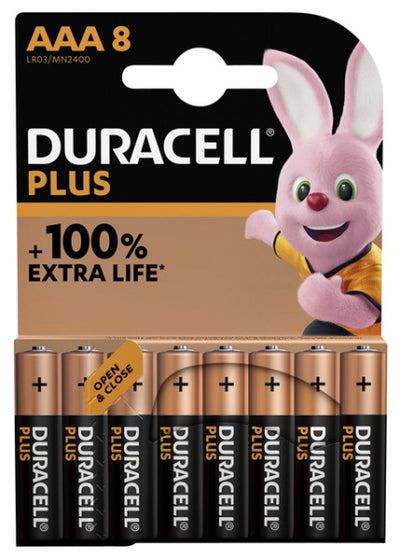 Duracell - Pila Plus 8xAAA