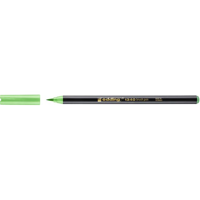 Edding - Brushpen Edding 1340 vert clair | 10 pièces