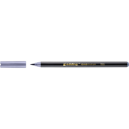 Edding - Brushpen 1340 gris argenté