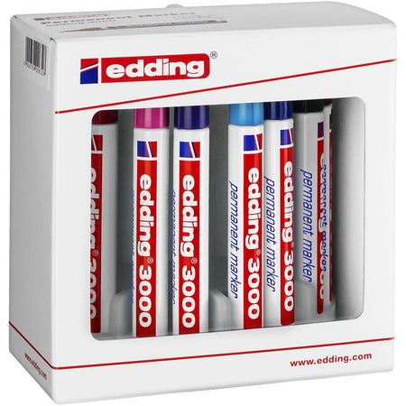 Edding -  Viltstift  3000 rond 1.5-3mm set10 assorti