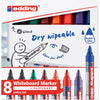 Edding - Whiteboard marker 360 round 1.5-3mm assorted 8 pieces