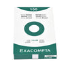 Exacompta - System card 125x200mm line white 100 pieces