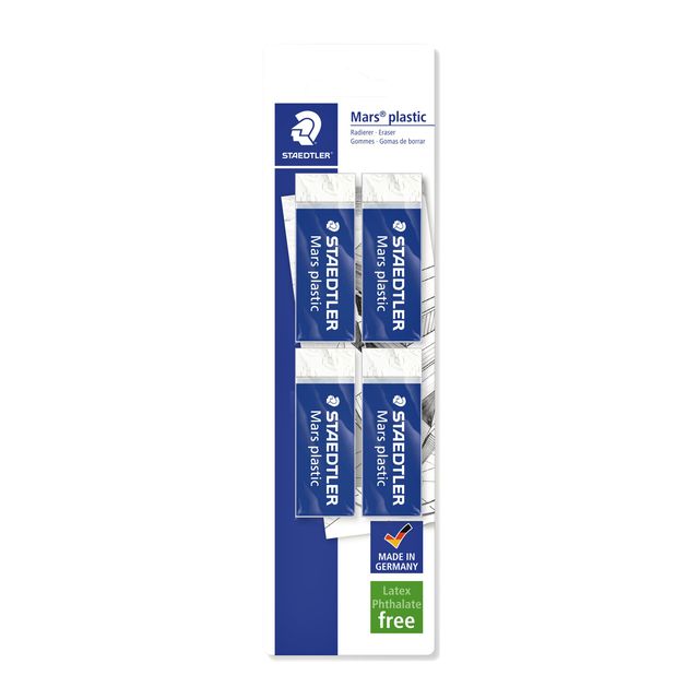 Staedtler - Eraser blister of 4 pieces