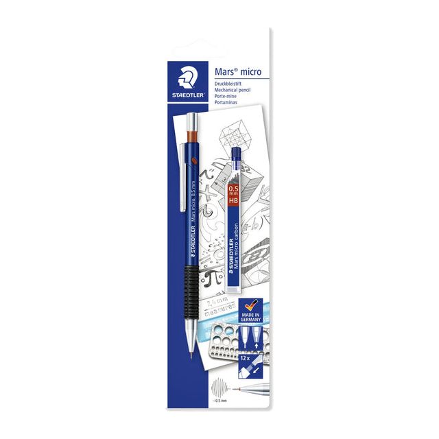 Staedtler - Vulpotlood Marsmicro 775 0,5 mm | Blister un 2 pièces