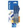 Pilot - Penna roller friXion media blu blister da 3 pezzi