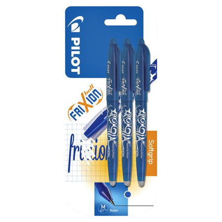 Pilot -  Rollerpen  frixion bl-fr7 m 3st blauw