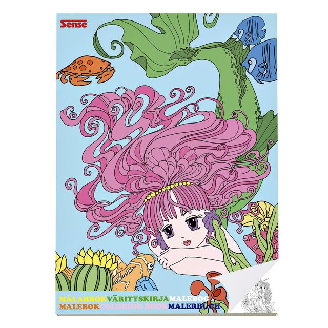Sense - Livre de coloriage sirène