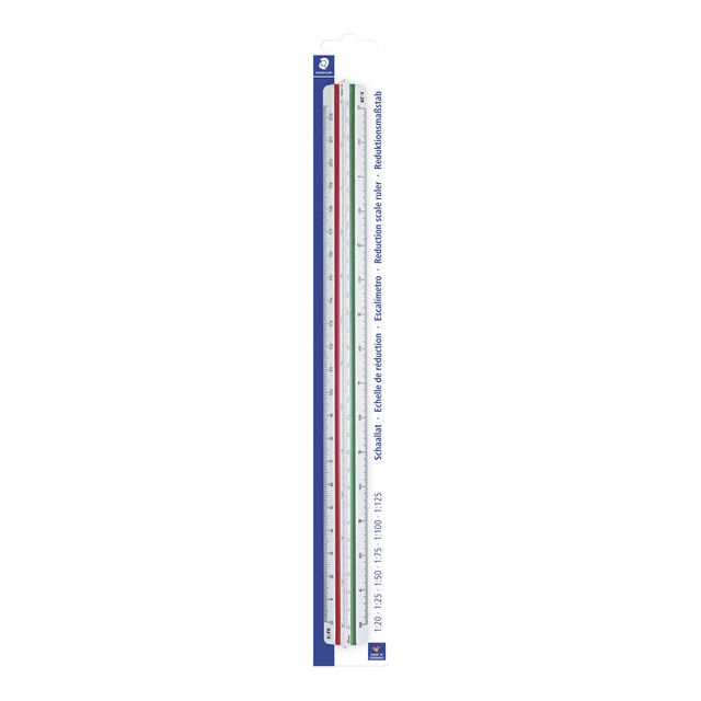 Staedtler - Schaalliniaal 561 300mm plastic wit