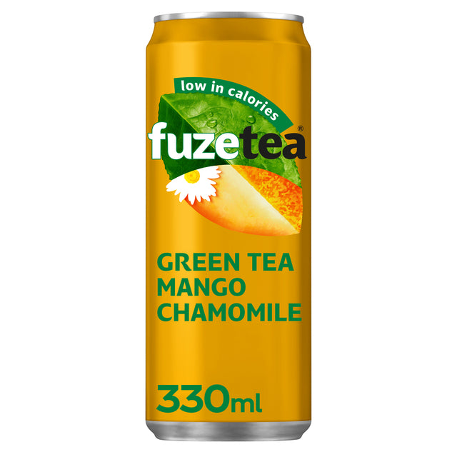 Fuze Tee - Erfrischungsgetränk Fuze Tee Grüne Mango Chamom Blik 330ml | Oompoot einer 24 -Tigher x 330 Milliliter