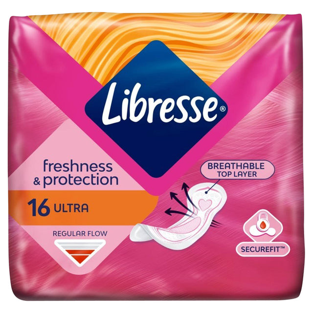 Libresse - Noisette sanitaire Libresse Utra Normal 16e | Pak un 16 pièces | 16 pièces