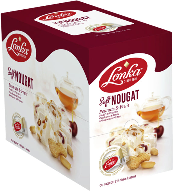 Lonka - Coffret fruits Nougat cacahuète 214 pièces