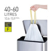 Eko -  Afvalzak  mdpe type f trekb 64x75cm 40-60l wit
