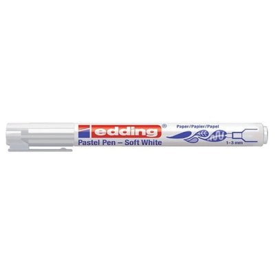 Edding -  Viltstift  1500 soft wit | 500 stuks