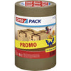 Tesa - Packaging pack® 66mx50mm brown promo pack 3 rolls