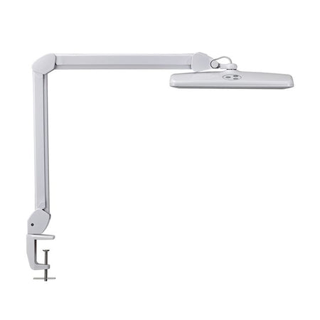 MAUL - Lámpara de oficina Intro LED con pinza de mesa regulable blanco