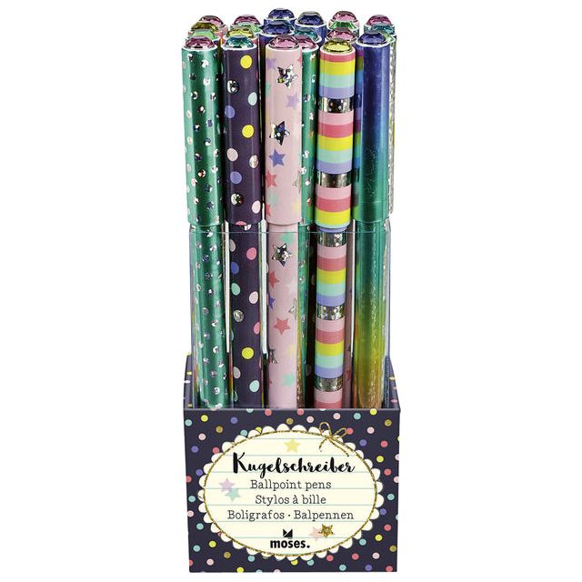 BURNA BUREAU - Ballpen Flowers and Friends Assorti | 24 pièces