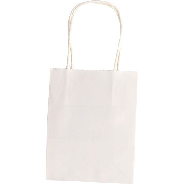 Folia Paper - Bag Folia Kraft 110gr 12x15x5.5cm 20 pièces blanches | Définir un 20 morceau