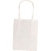 Folia Paper - Bolsa con asa Papel kraft Folia 110gr 12x15x5.5cm 20 piezas blanco