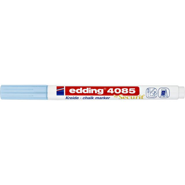 Edding - Krijtstift  edding  by 4085 rond 1-2mm pastel blauw | 10 stuks