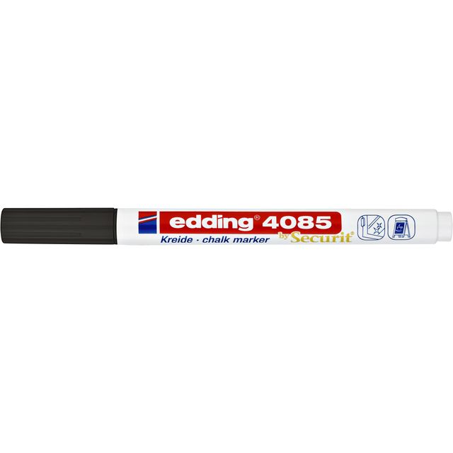 Edding -  Krijtstift  4085 rond 1-2mm zwart | 600 stuks