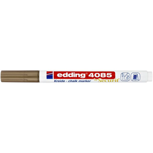 Edding - Chalkstift Edding 4085 um 1-2 mm Kupfer | Außenschachtel ein 10 Stück