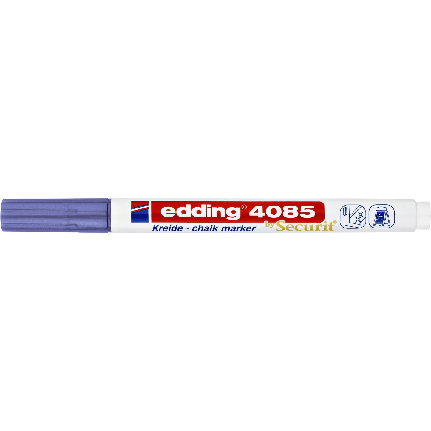 Edding - Chalk marker 4085 by round 1-2mm metallic violet | 10 pieces