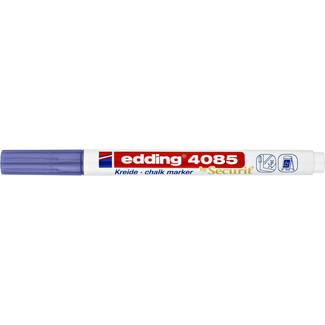 Edding - Chalk marker 4085 by round 1-2mm metallic violet