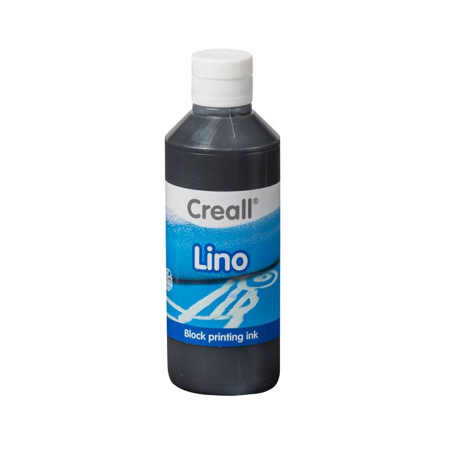 Creall - Linoleum paint Lino black 250ml | 6 pieces