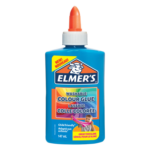 Elmer's - Colle enfant bleu opaque