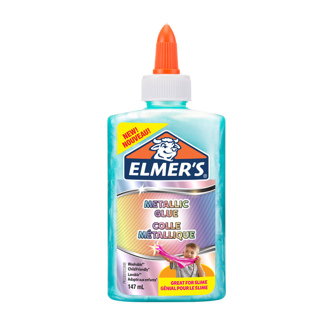 Elmer's - Kinderlijm metallic 147ml blauw