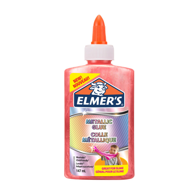 Elmer's - Kinderlijm metallic 147ml roze