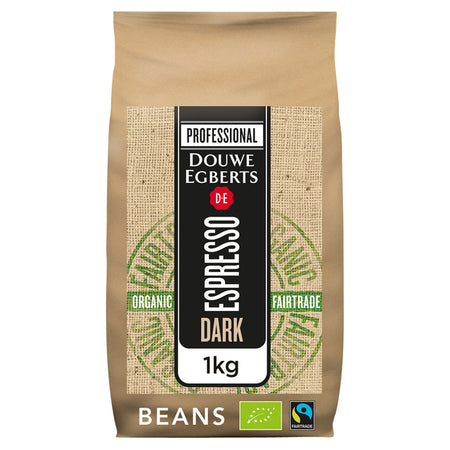 Douwe Egberts - Coffee espresso beans dark org fair | 6 pieces