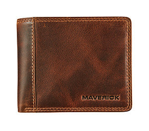 Maverick - Portemonee The Original compact met kleingeldvak RFID leer ..