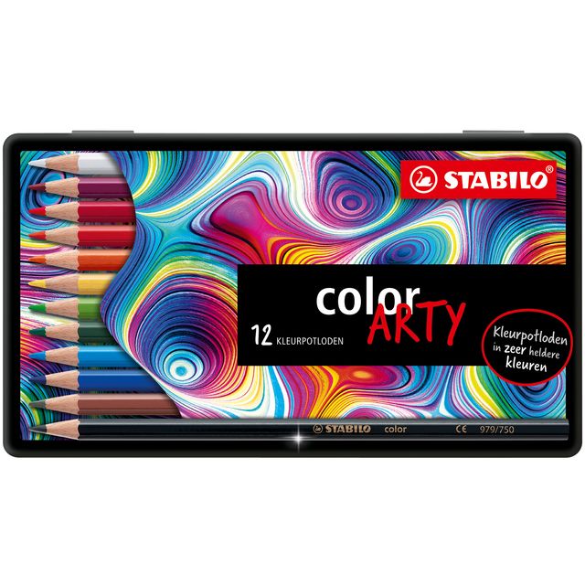 STABILO - Buntstifte 1812 Farbe Arty sortierte Dose mit 12 Stück