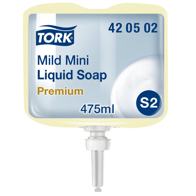 Tork - Soap à main S2 légèrement parfumé 420502 | Ompoot une bouteille de 8 x 1 morceau