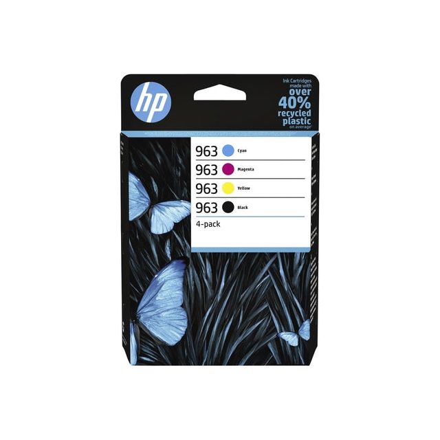 HP - inktcartridge 963, 700 - 1.000 pagina's, OEM 6ZC70AE, 4 kleuren