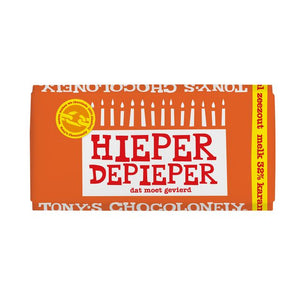 Tony's Chocolonely -  Chocolade tony chocolonely hieper de pieper reep | 15 stuks